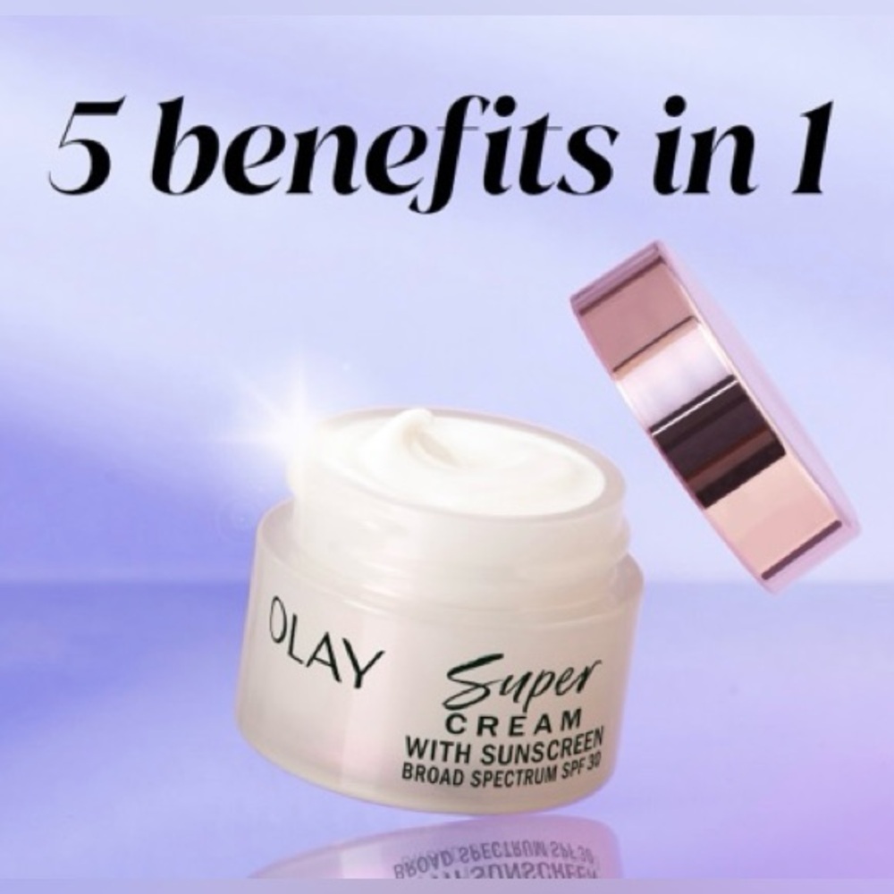 OLAY Mini Super Cream Face Moisturizer with SPF 30 - Picture 8 of 13